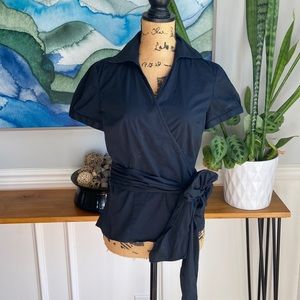 Ann Taylor Wrap Shirt